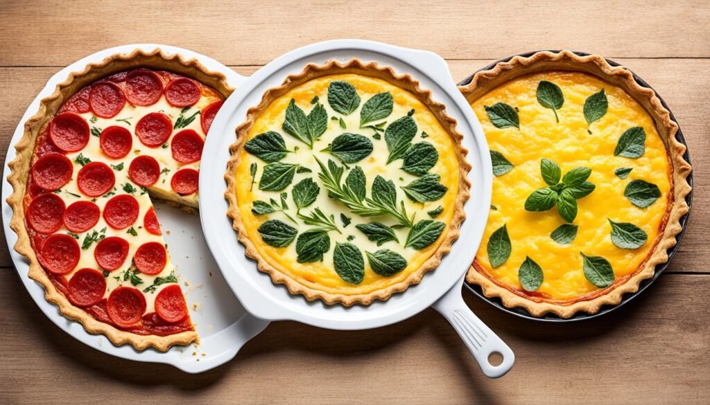 différence quiche tarte