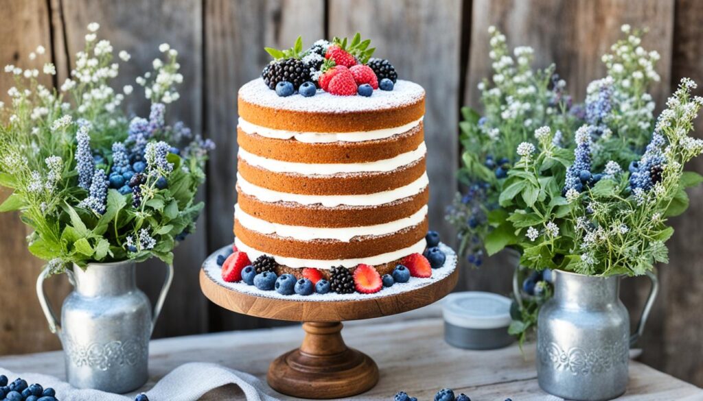 naked cake anniversaire