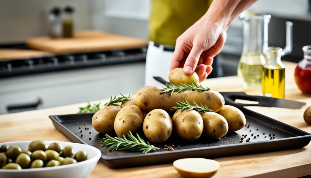 préparation potatoes