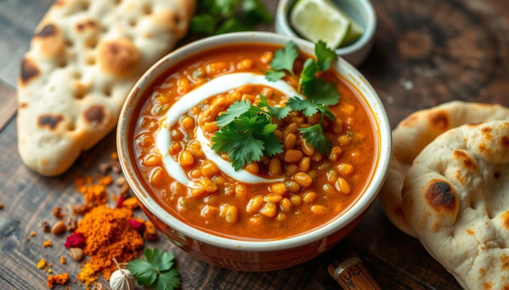 Dahl de lentilles corail