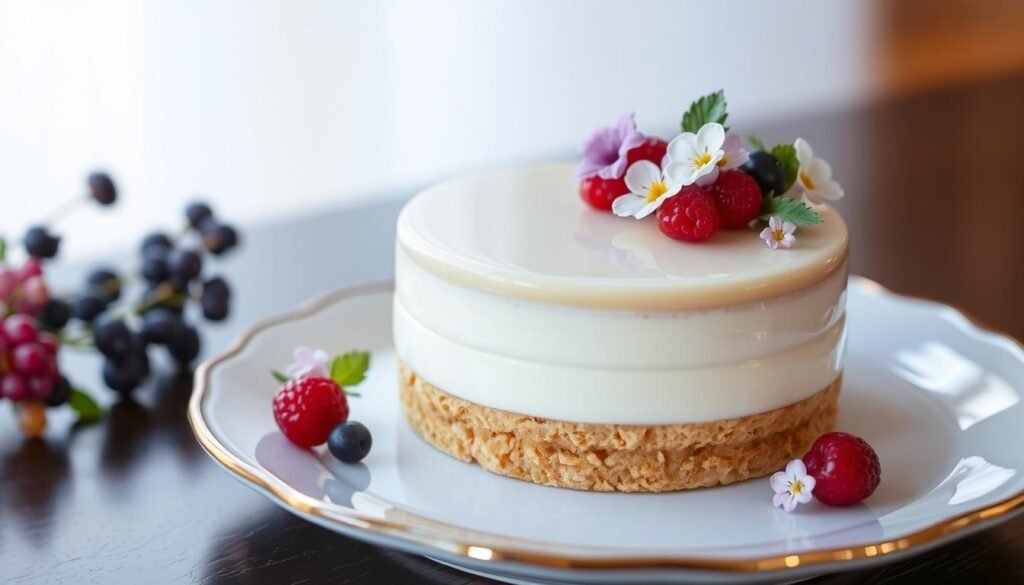 Entremet à la vanille réussi