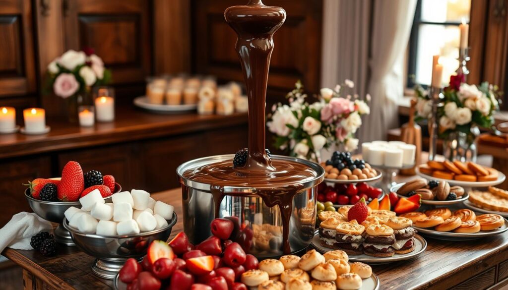 Fontaine chocolat