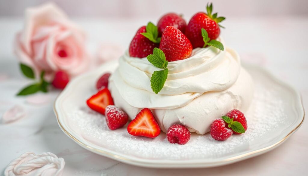 Pavlova fraise