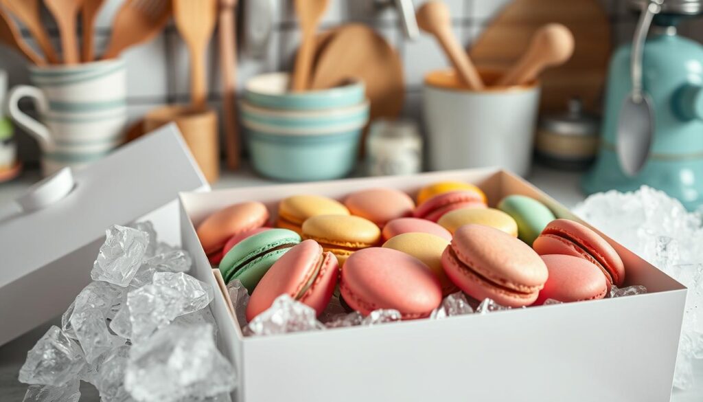 Techniques de stockage pour macarons