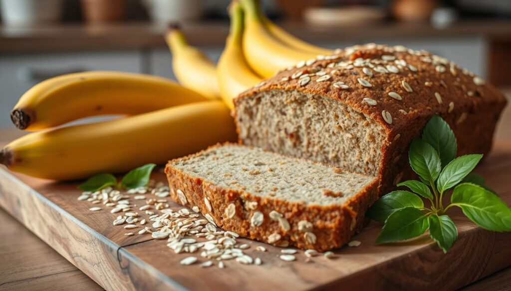 banana bread healthy flocons d'avoine