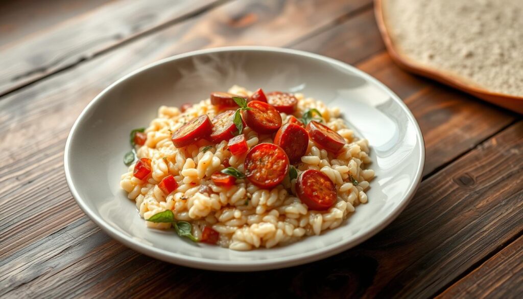 chorizo au risotto