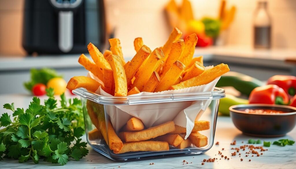 conservation frites air fryer