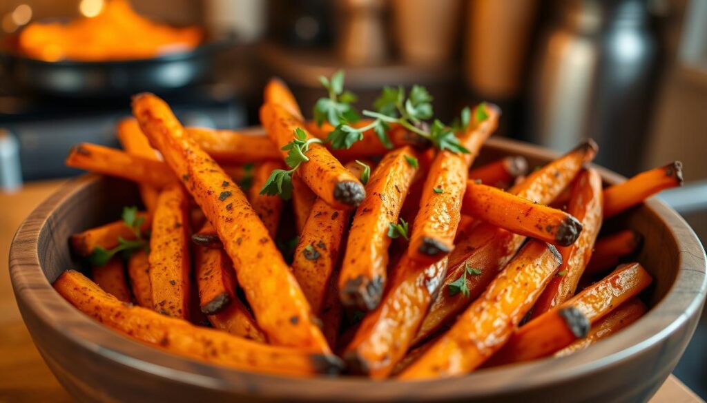 frites patates douces paprika