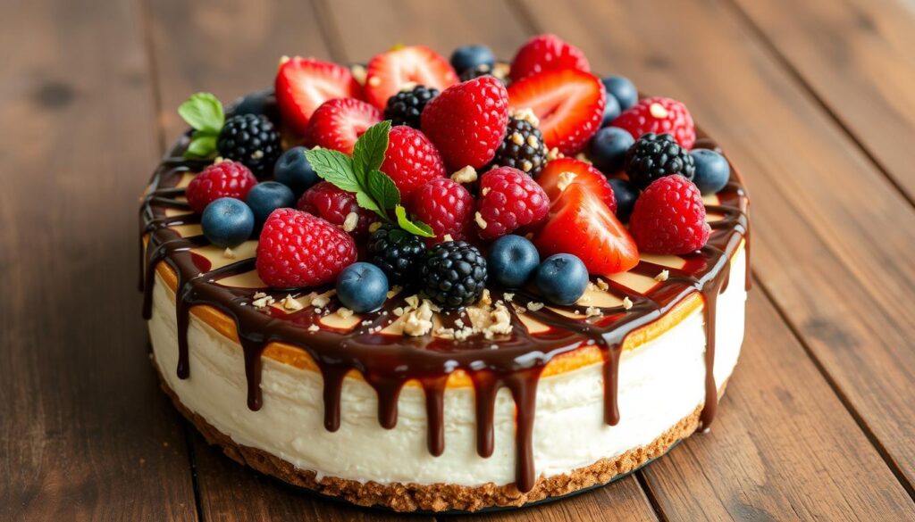 garniture cheesecake