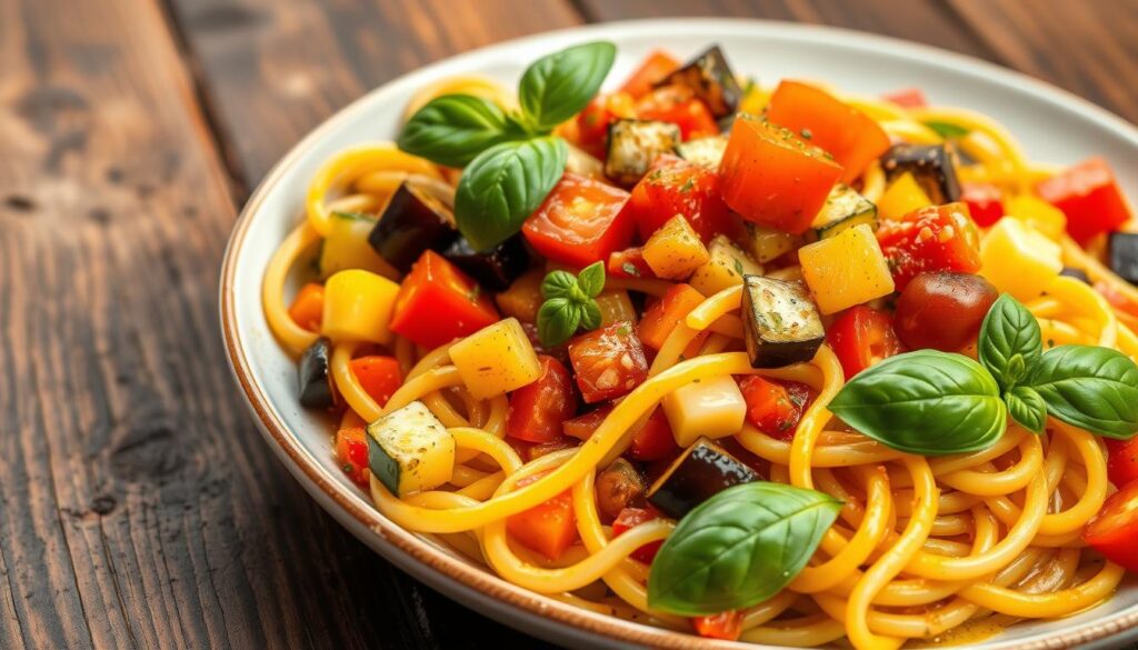 linguine ratatouille