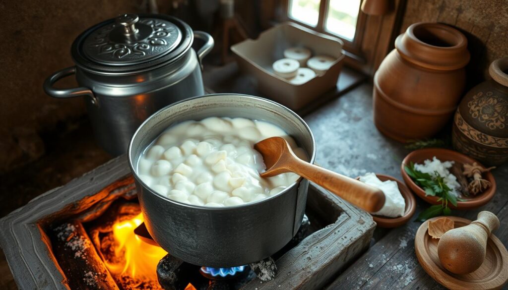 processus ricotta traditionnel