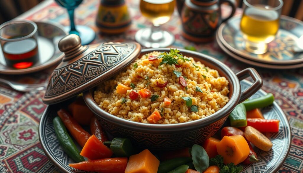 service traditionnel couscous