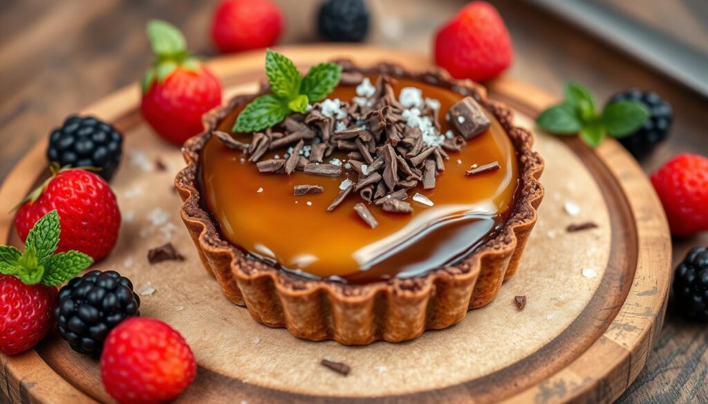 tartelette caramel chocolat