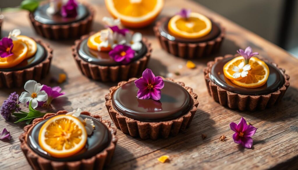 tartelettes orange chocolat