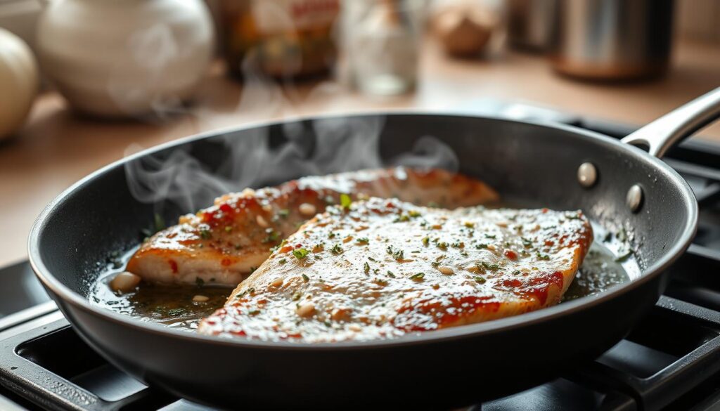 temps de cuisson escalope de veau à la poêle