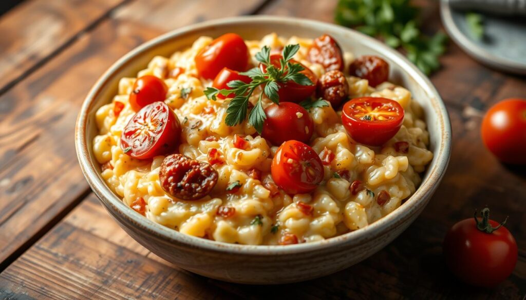 tomates dans risotto