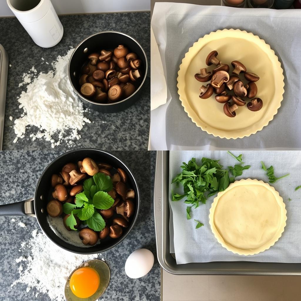 erreurs en cuisine pour tarte aux champignons