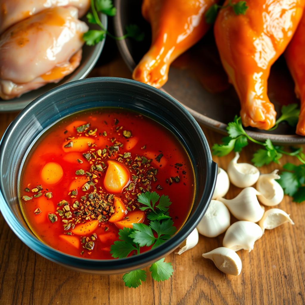 marinade ailes de poulet