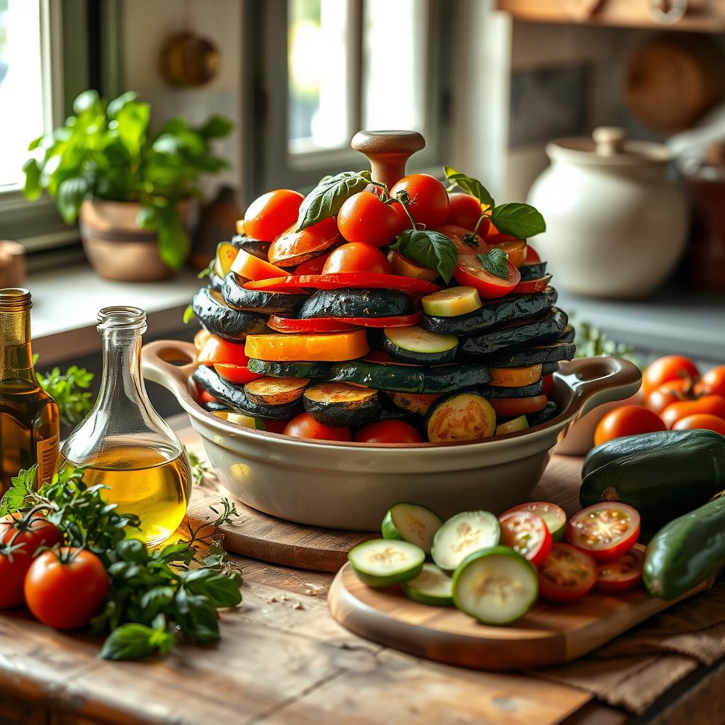 origines cuisine italienne tian de légumes