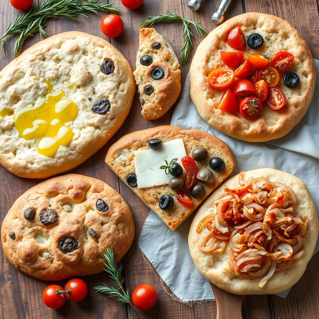 variantes focaccia