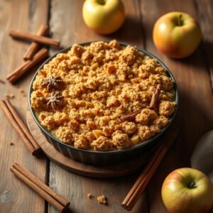 crumble pomme