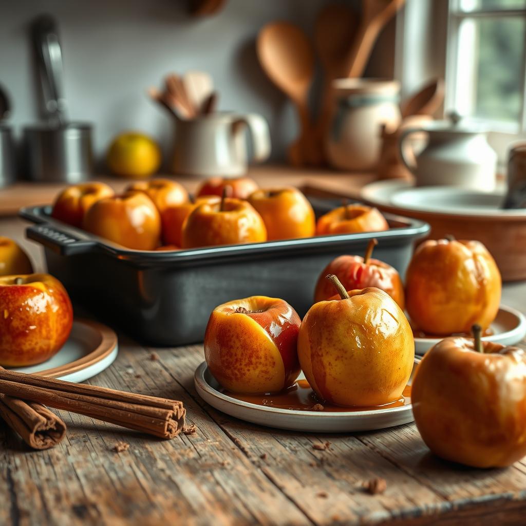 experiences de cuisson des pommes au four