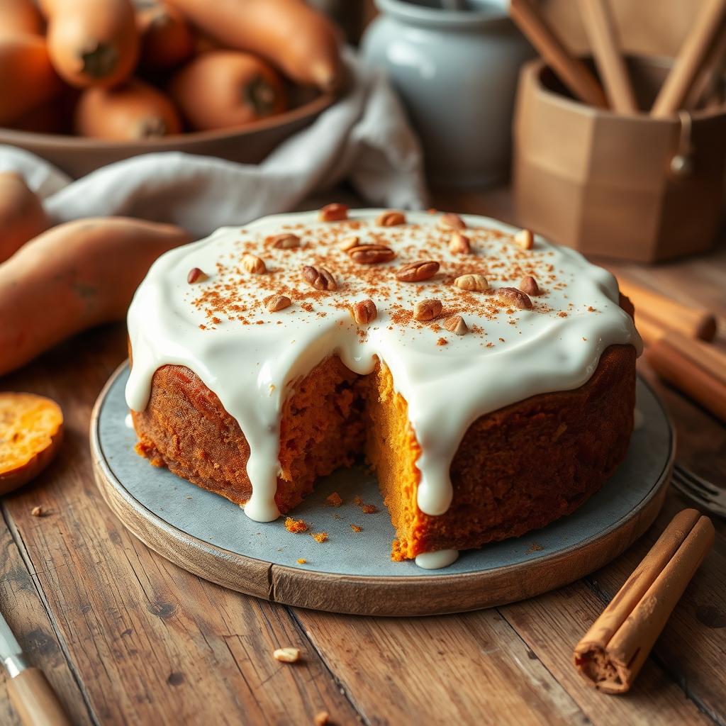 gâteau à la patate douce