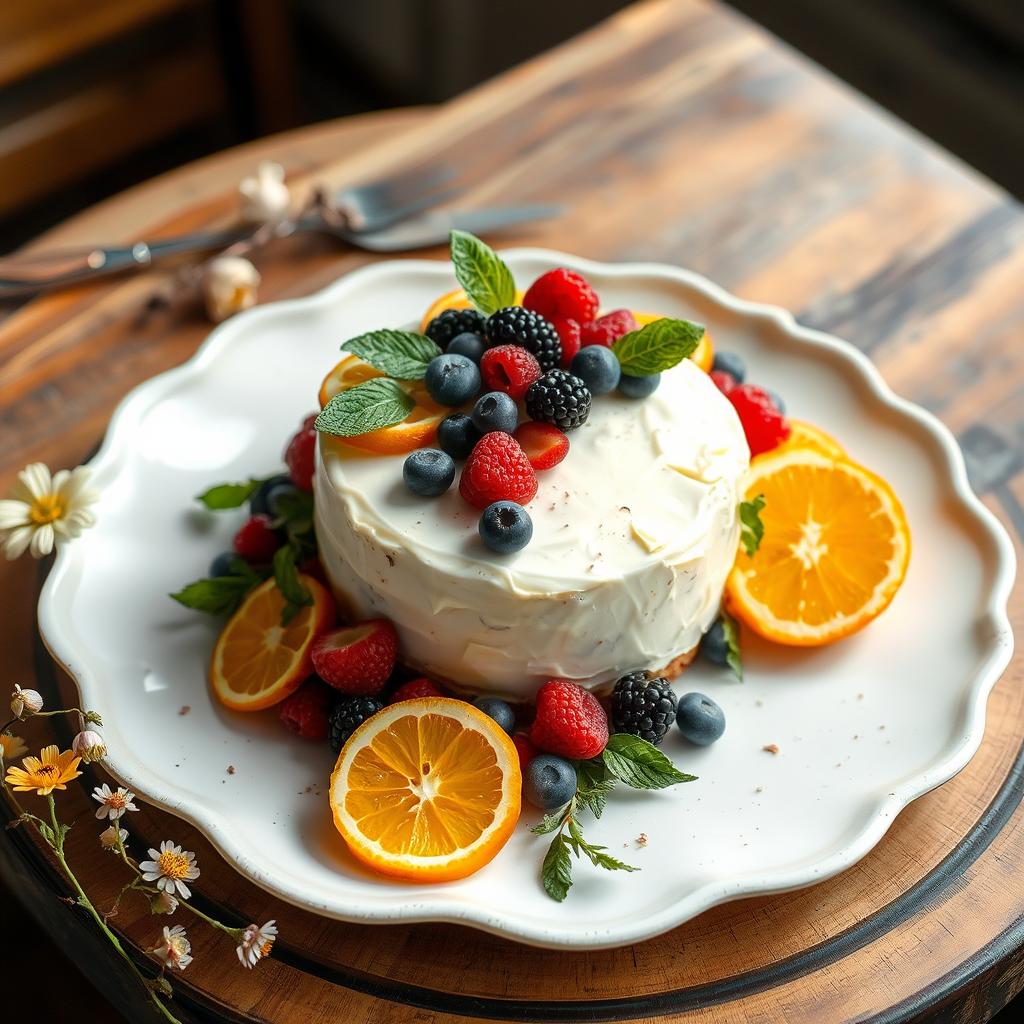 gâteau à la ricotta frais