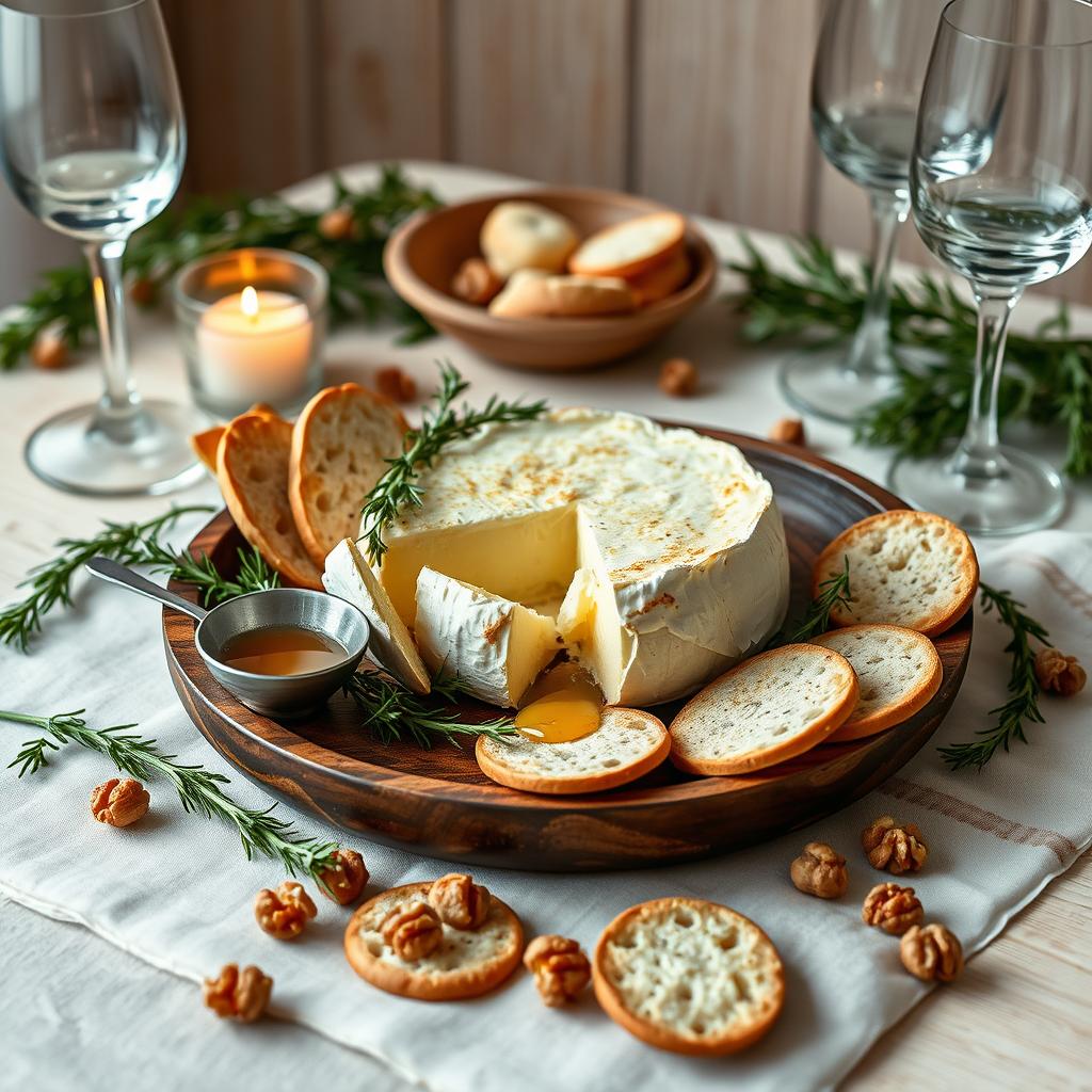 présentation camembert au four