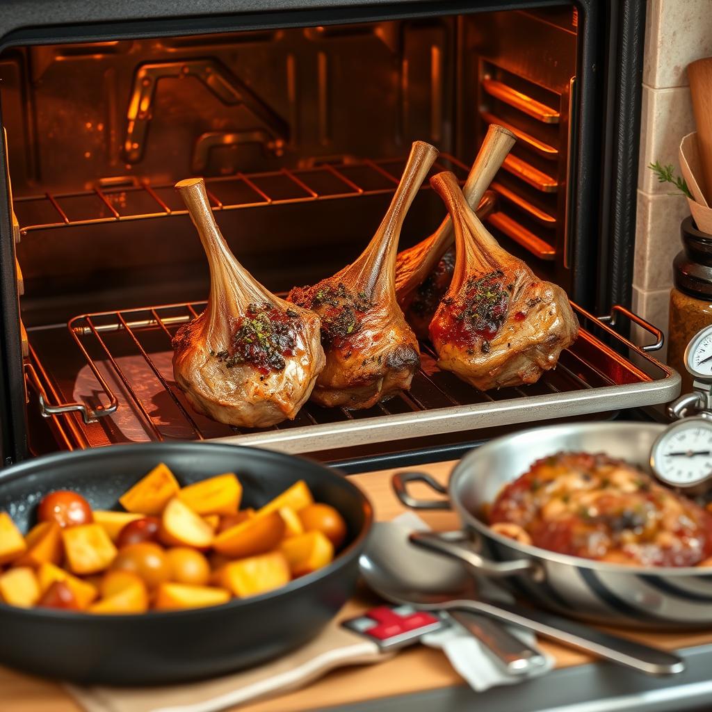 techniques de cuisson au four souris d'agneau