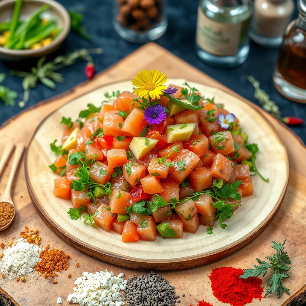 équilibre des saveurs tartare